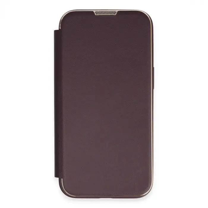 İphone 14 Kılıf Dolpin Kapaklı - Derin Mor