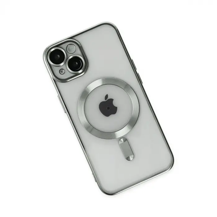 İphone 14 Kılıf Kross Magneticsafe Kapak - Gümüş