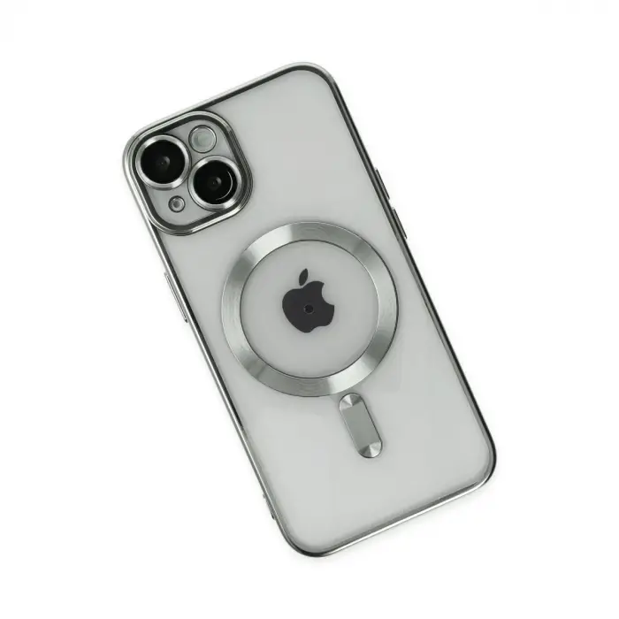 İphone 14 Kılıf Kross Magneticsafe Kapak - Gümüş