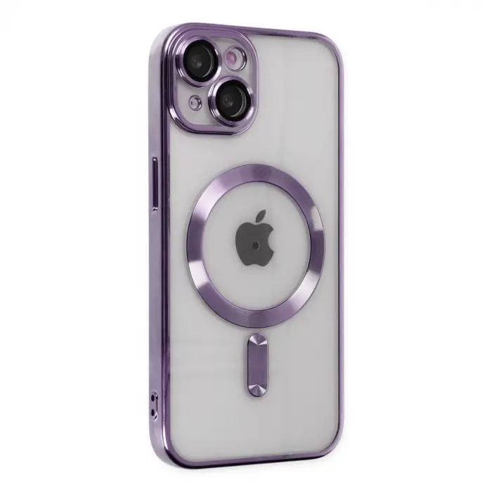 İphone 14 Kılıf Kross Magneticsafe Kapak - Mor