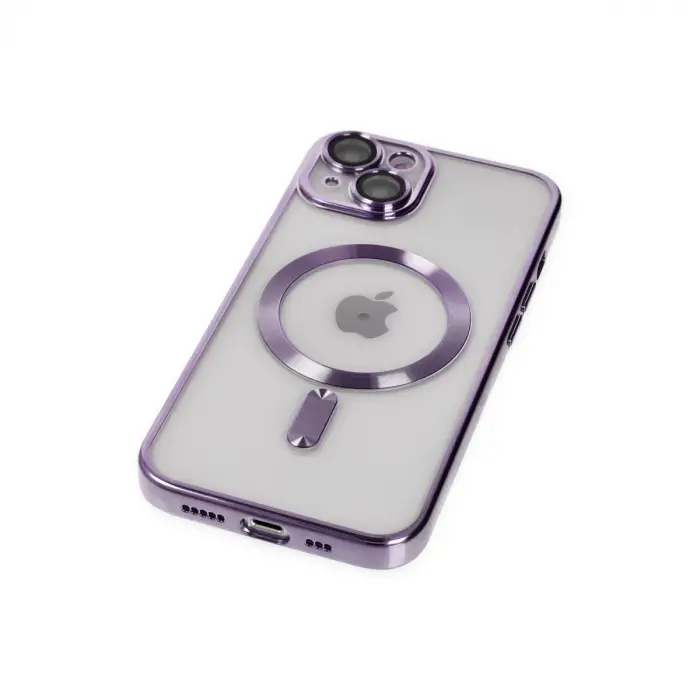 İphone 14 Kılıf Kross Magneticsafe Kapak - Mor