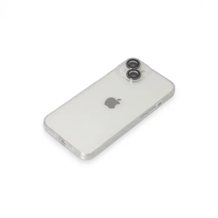 İphone 14 Kılıf Luko Lens Silikon - Siyah