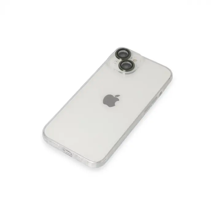 İphone 14 Kılıf Luko Lens Silikon - Yeşil