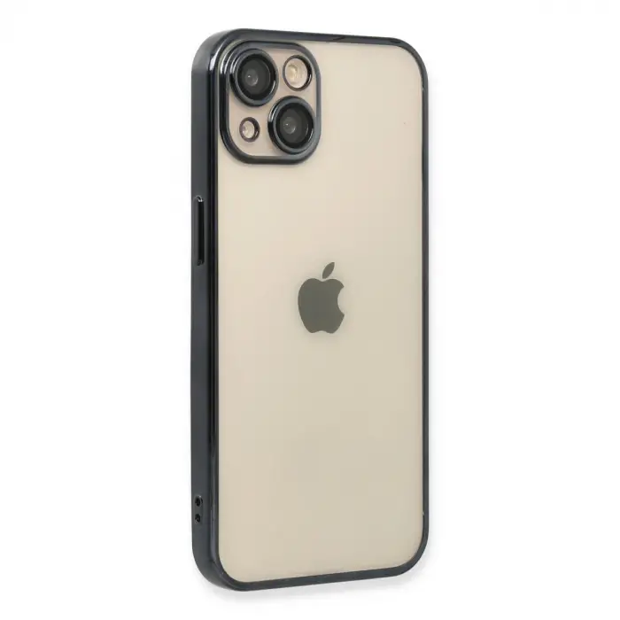 İphone 14 Kılıf Razer Lensli Silikon - Siyah