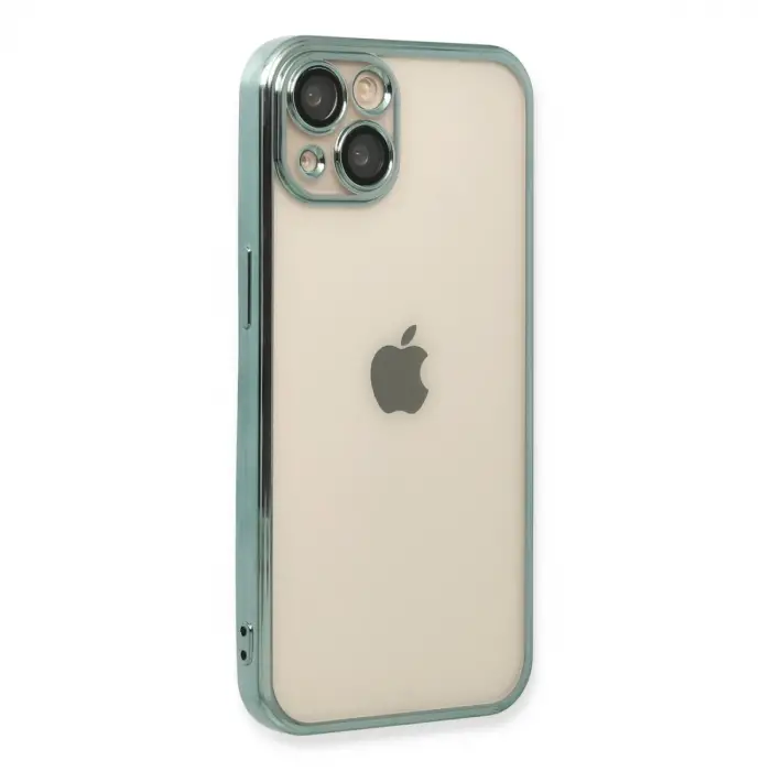 İphone 14 Kılıf Razer Lensli Silikon - Yeşil
