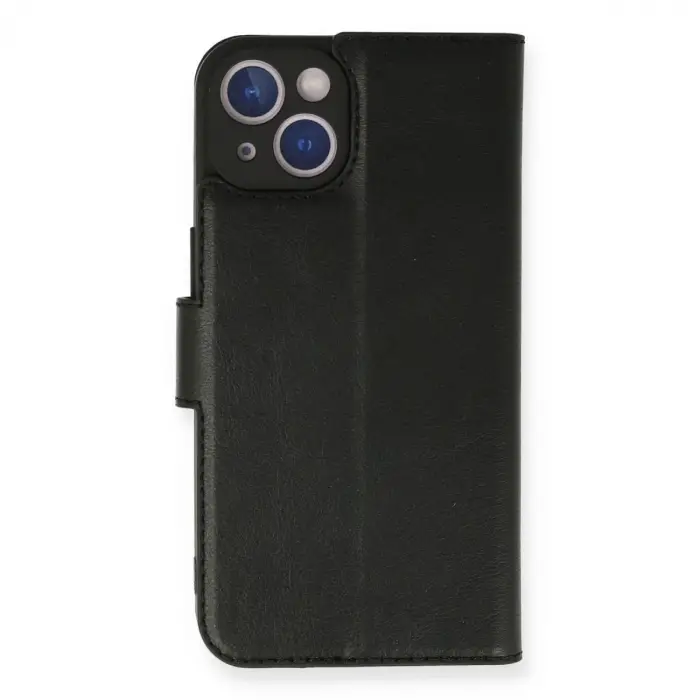 İphone 14 Kılıf Trend S Plus Kapaklı Kılıf - Siyah