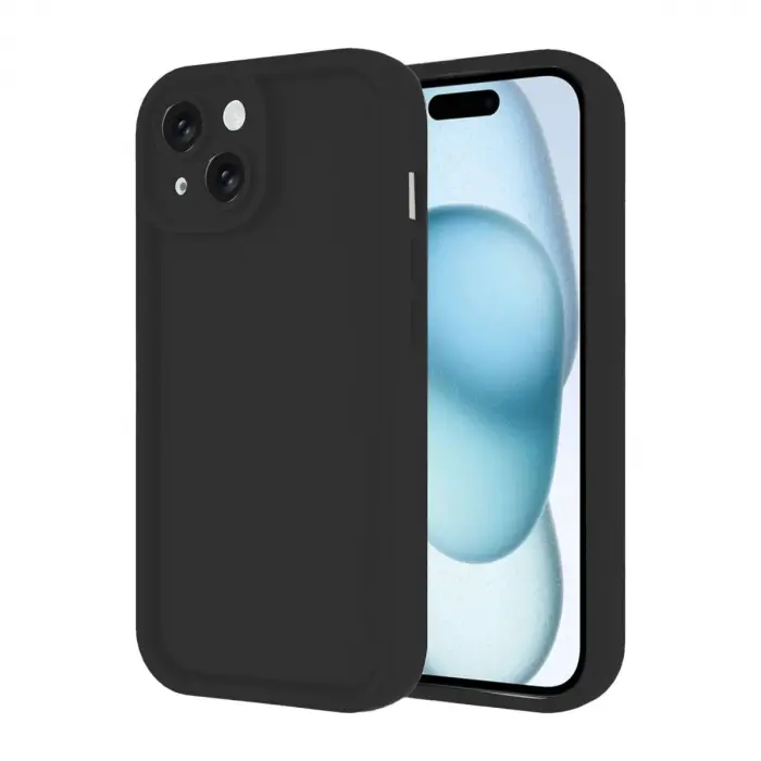 İphone 14 Kılıf Viera Silikon - Siyah