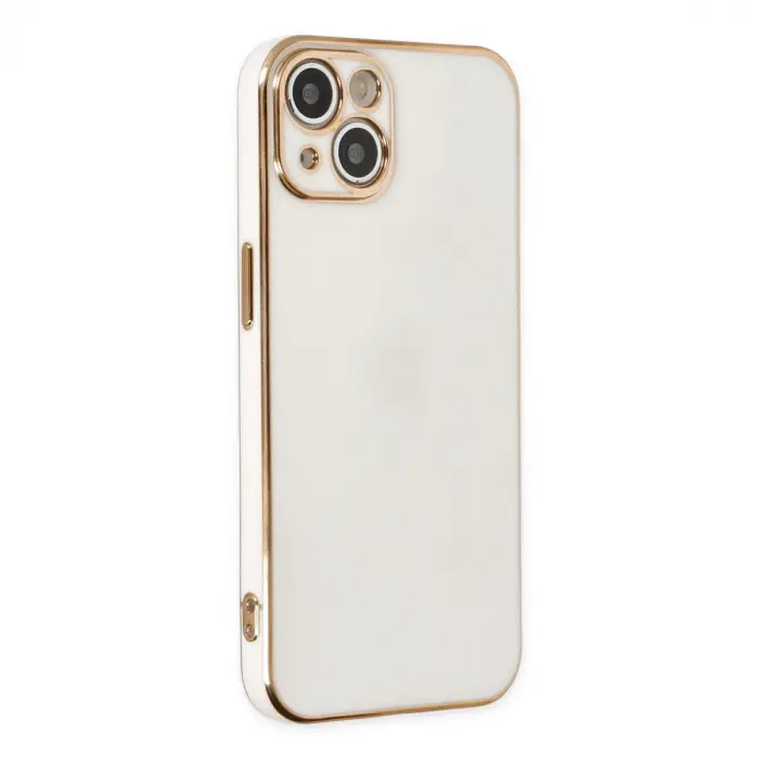 İphone 14 Kılıf Volet Silikon - Beyaz