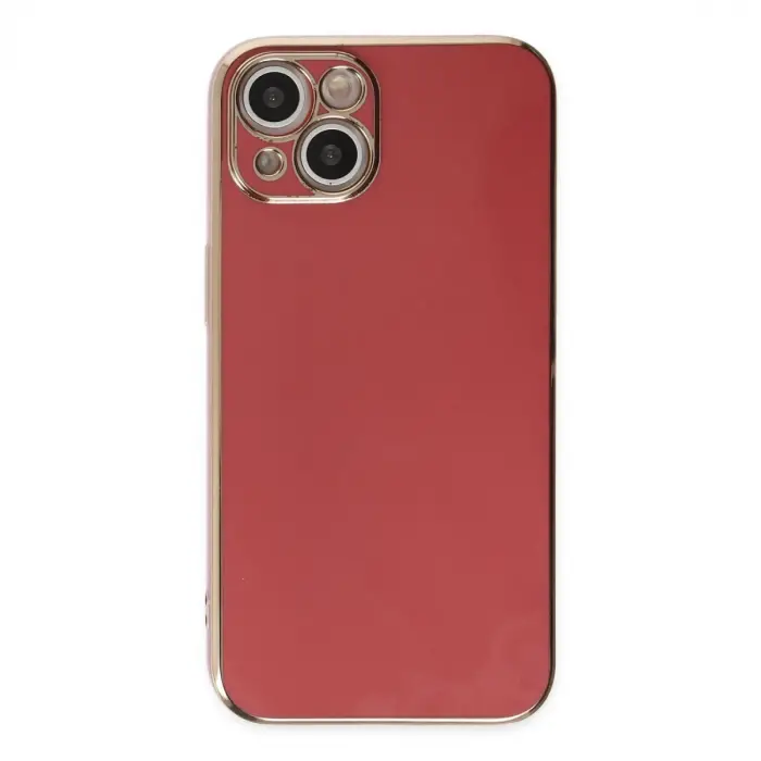 İphone 14 Kılıf Volet Silikon - Kırmızı