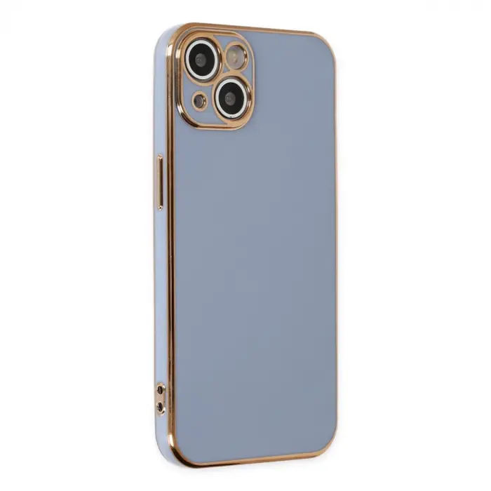 İphone 14 Kılıf Volet Silikon - Mavi