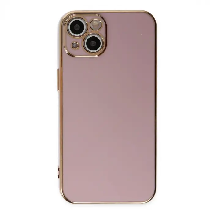 İphone 14 Kılıf Volet Silikon - Mor
