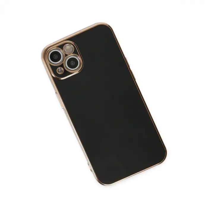 İphone 14 Kılıf Volet Silikon - Siyah