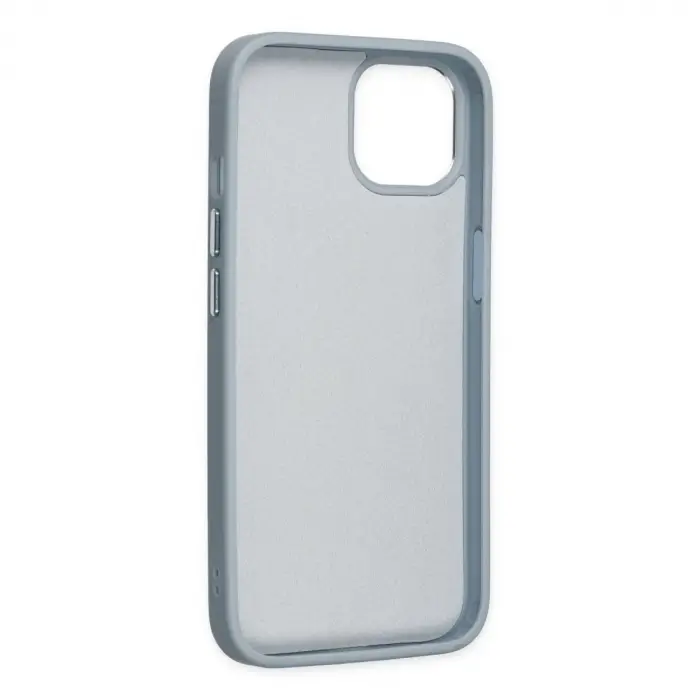 İphone 14 Plus Kılıf Asya Deri Silikon - Sierra Blue