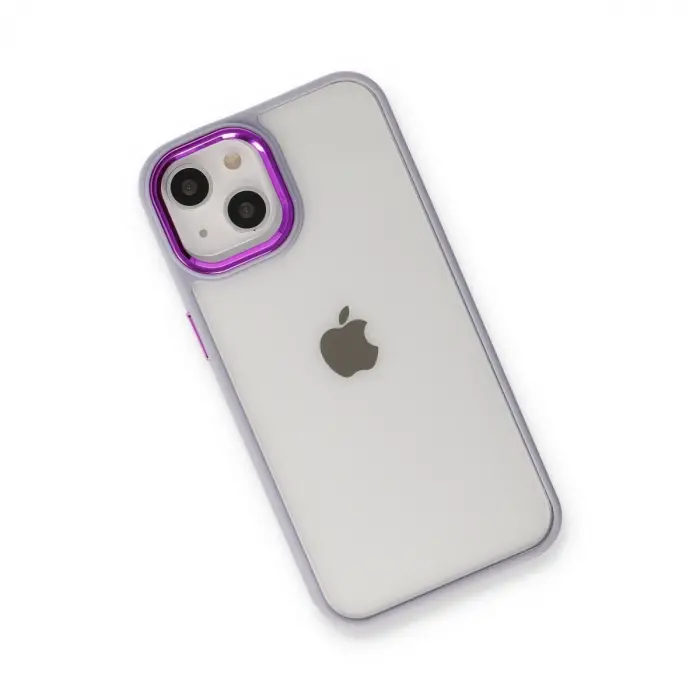 İphone 14 Plus Kılıf Dora Kapak - Lila