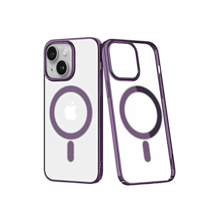 İphone 14 Plus Kılıf Element Magneticsafe Sert Kapak - Mor
