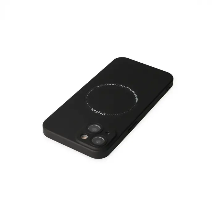 İphone 14 Plus Kılıf Jack Magneticsafe Lens Silikon - Siyah