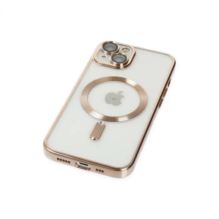 İphone 14 Plus Kılıf Kross Magneticsafe Kapak - Gold