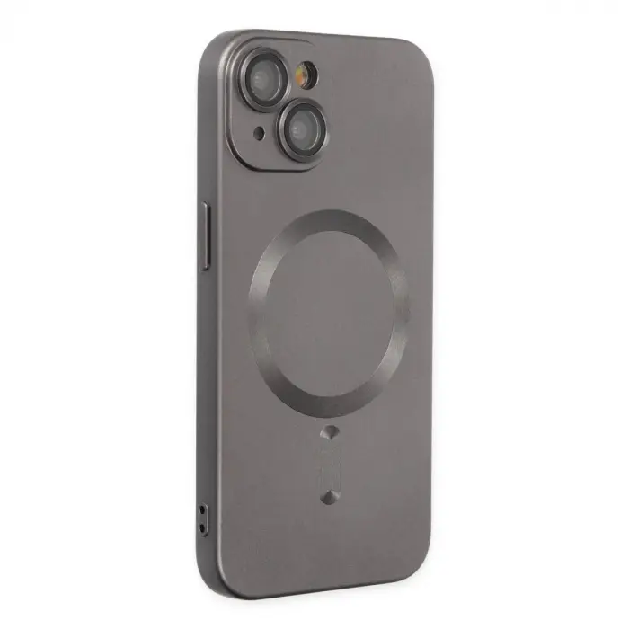 İphone 14 Plus Kılıf Moshi Lens Magneticsafe Silikon - Füme