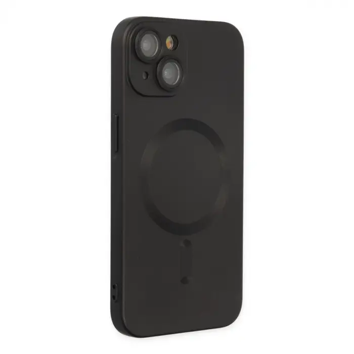 İphone 14 Plus Kılıf Moshi Lens Magneticsafe Silikon - Siyah