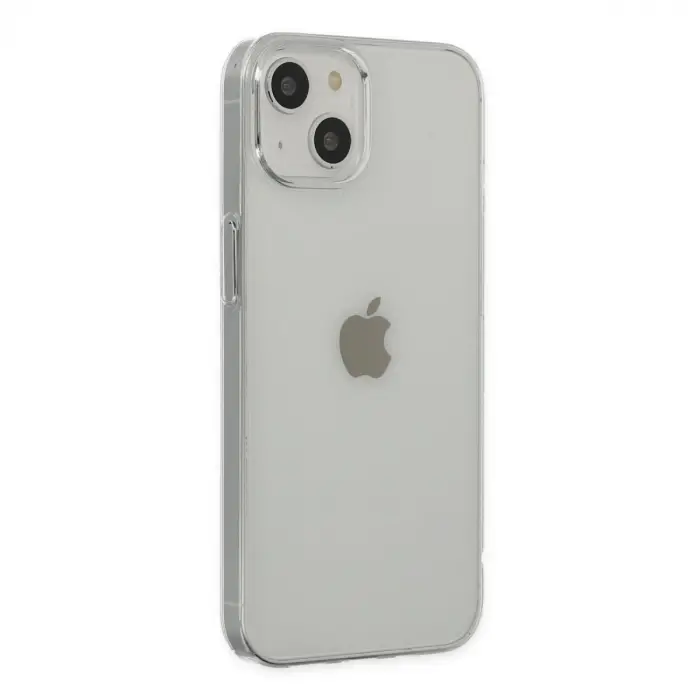 İphone 14 Plus Kılıf Pc Sert Şeffaf Kapak - Şeffaf