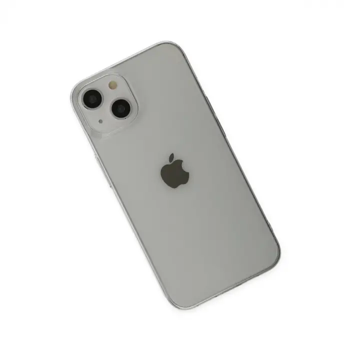 İphone 14 Plus Kılıf Pc Sert Şeffaf Kapak - Şeffaf