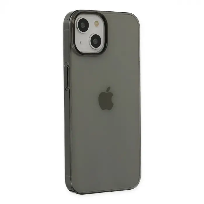 İphone 14 Plus Kılıf Pc Sert Şeffaf Kapak - Siyah