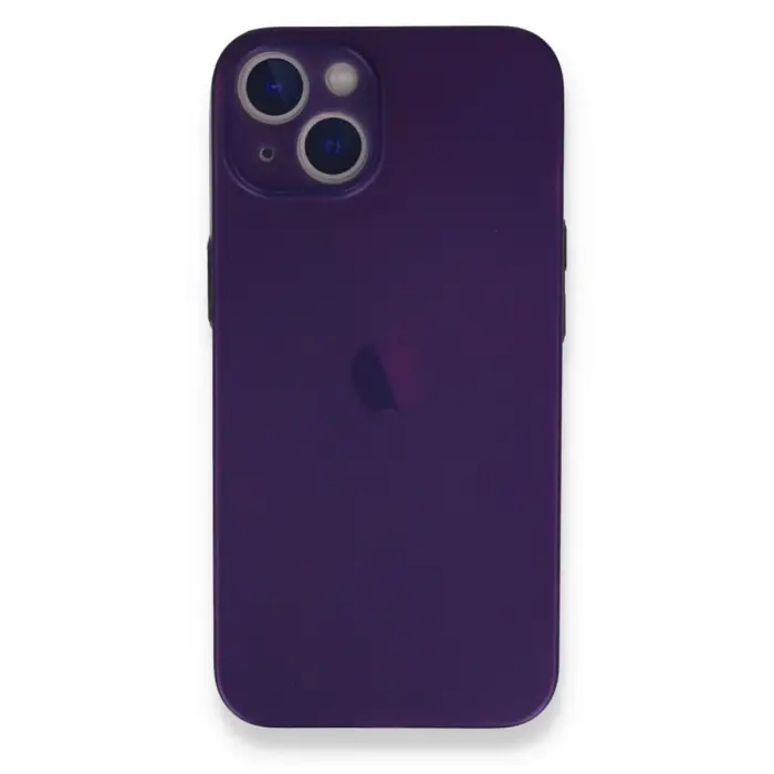 İphone 14 Plus Kılıf Pp Ultra İnce Kapak - Mor