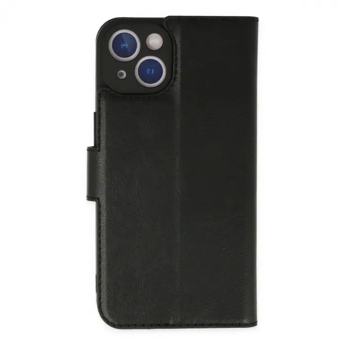 İphone 14 Plus Kılıf Trend S Plus Kapaklı Kılıf - Siyah