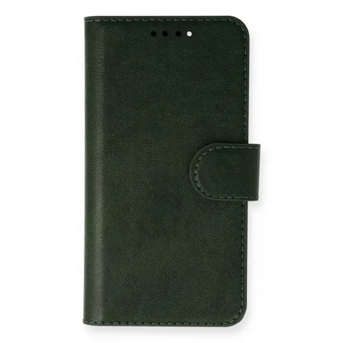 İphone 14 Plus Kılıf Trend S Plus Kapaklı Kılıf - Yeşil