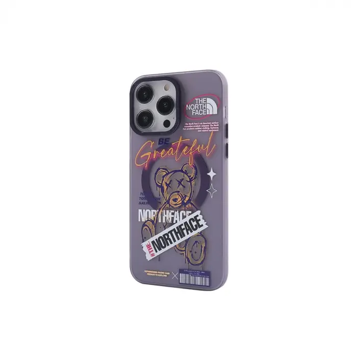 İphone 14 Pro Kılıf Apollo Magneticsafe Desenli Kapak - Apollo Mor - 2
