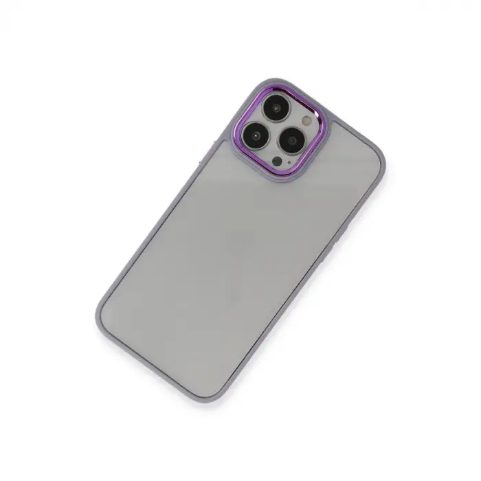 İphone 14 Pro Kılıf Dora Kapak - Lila