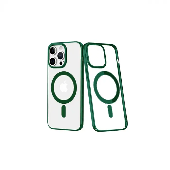İphone 14 Pro Kılıf Element Magneticsafe Sert Kapak - Köknar Yeşili