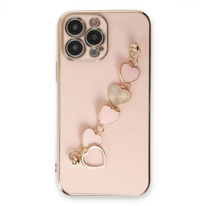 İphone 14 Pro Kılıf Esila Silikon - Pudra