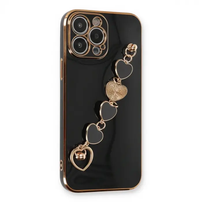 İphone 14 Pro Kılıf Esila Silikon - Siyah