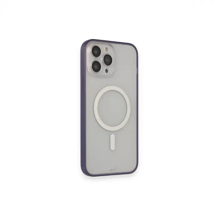 İphone 14 Pro Kılıf Grand Magneticsafe Kapak - Mor