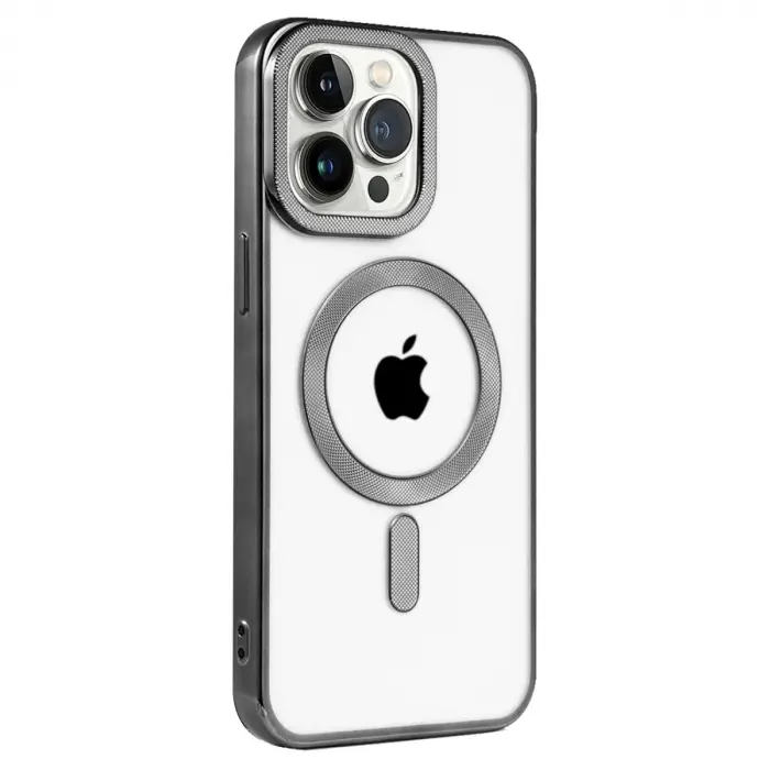 İphone 14 Pro Kılıf Kronos Magsafe Kapak - Siyah