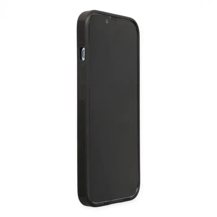 İphone 14 Pro Kılıf Mega Standlı Silikon - Siyah
