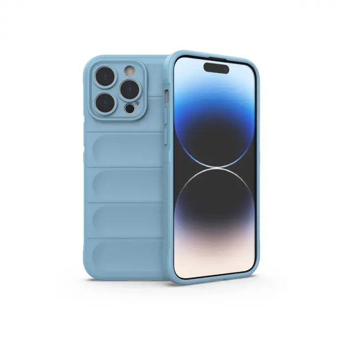 İphone 14 Pro Kılıf Optimum Silikon - Sky Blue