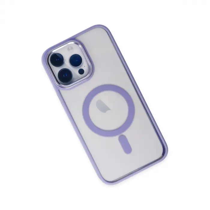 İphone 14 Pro Kılıf Room Magneticsafe Silikon - Lila