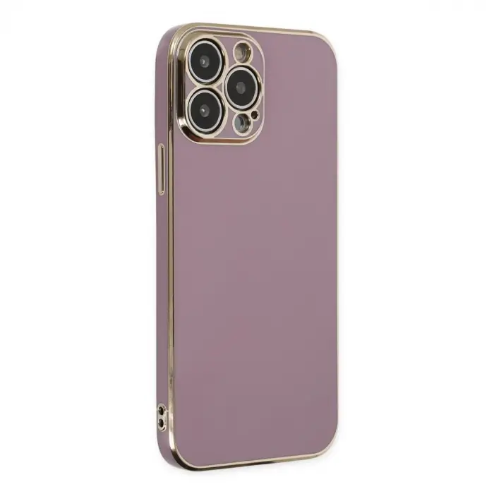 İphone 14 Pro Kılıf Volet Silikon - Mor