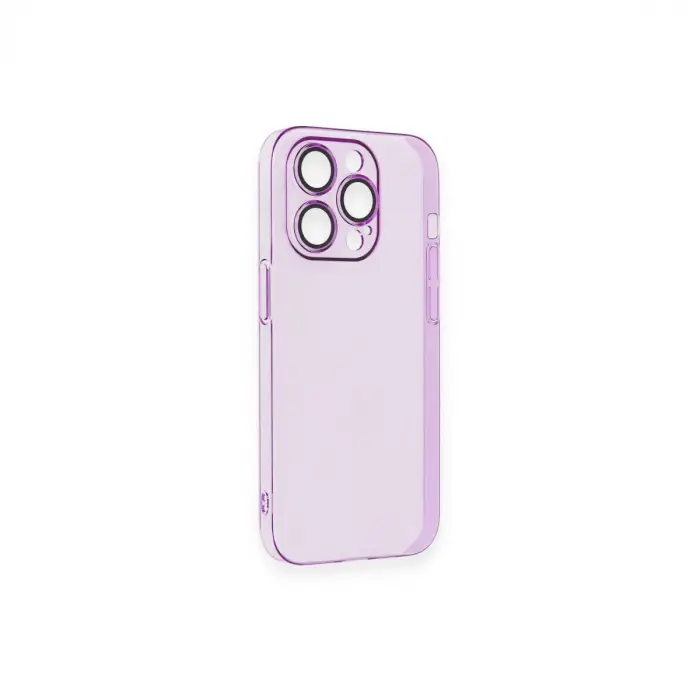 İphone 14 Pro Max Kılıf Armada Lensli Kapak - Mor