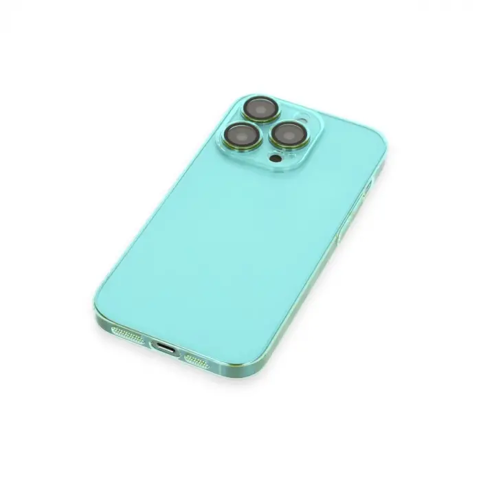 İphone 14 Pro Max Kılıf Armada Lensli Kapak - Yeşil
