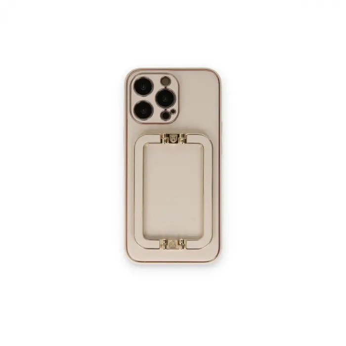 İphone 14 Pro Max Kılıf Coco Elit Kapak - Gold