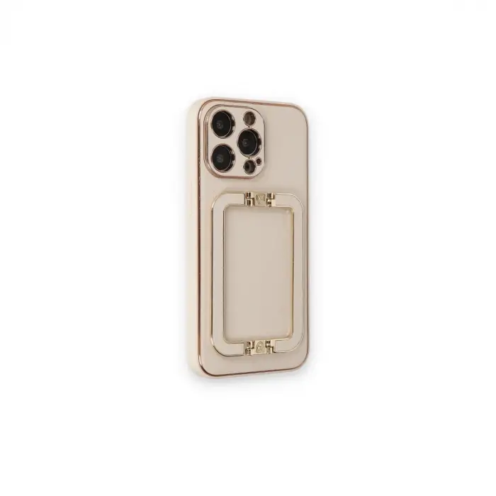 İphone 14 Pro Max Kılıf Coco Elit Kapak - Gold