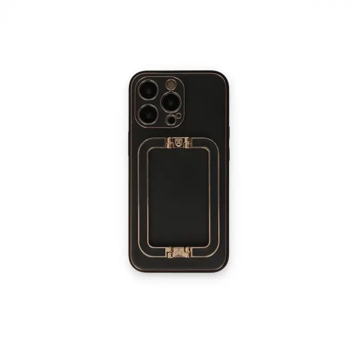 İphone 14 Pro Max Kılıf Coco Elit Kapak - Siyah