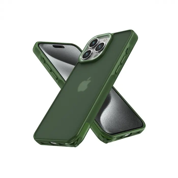 İphone 14 Pro Max Kılıf Elegant Kapak - Yeşil