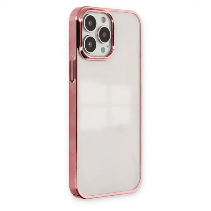 İphone 14 Pro Max Kılıf Element Silikon - Pembe