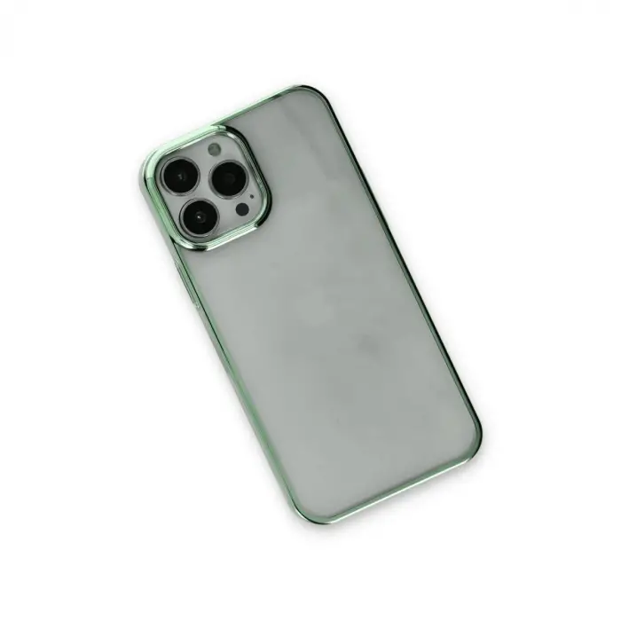İphone 14 Pro Max Kılıf Element Silikon - Yeşil
