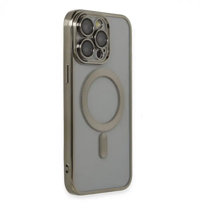İphone 14 Pro Max Kılıf Kross Magneticsafe Kapak - Titan Gri