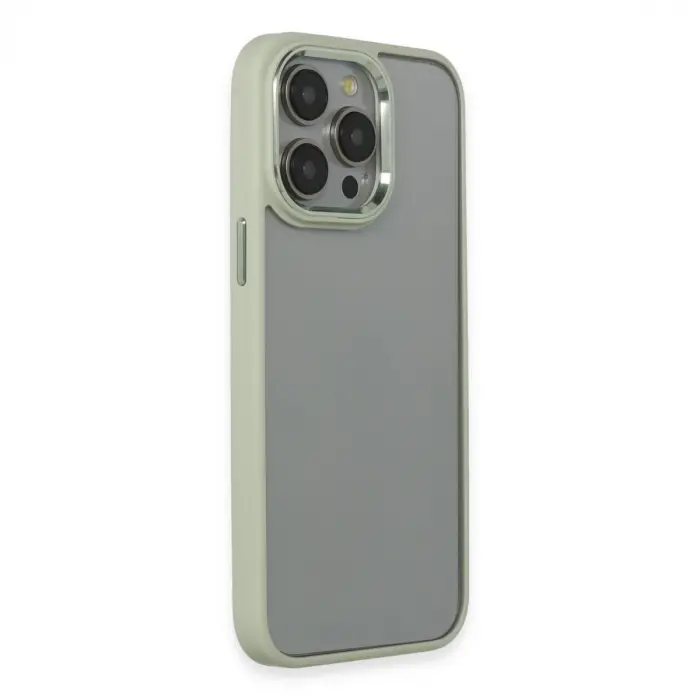 İphone 14 Pro Max Kılıf Power Silikon - Yeşil